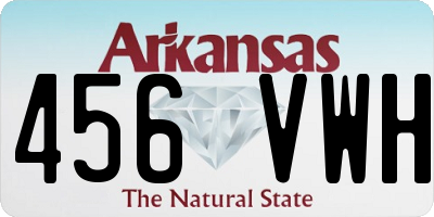 AR license plate 456VWH