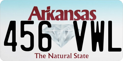 AR license plate 456VWL