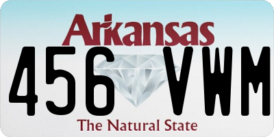 AR license plate 456VWM