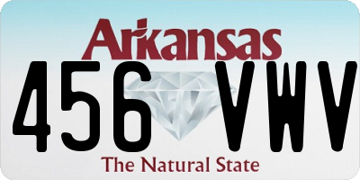 AR license plate 456VWV