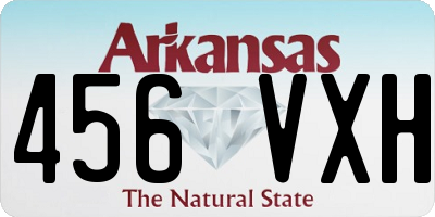 AR license plate 456VXH
