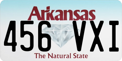 AR license plate 456VXI