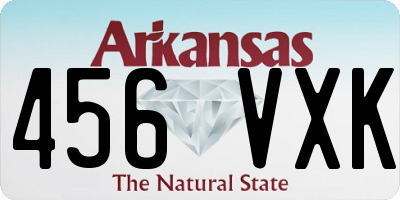 AR license plate 456VXK