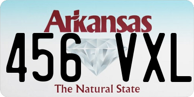AR license plate 456VXL