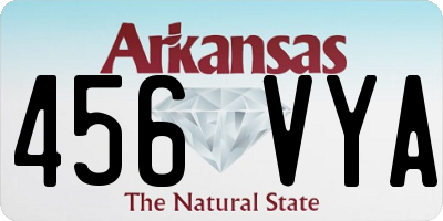 AR license plate 456VYA