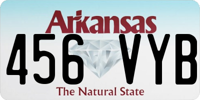 AR license plate 456VYB