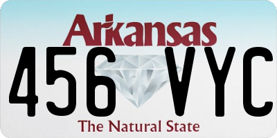 AR license plate 456VYC