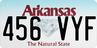 AR license plate 456VYF