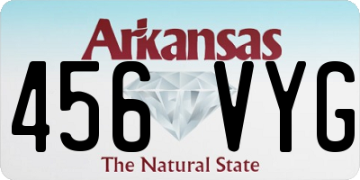 AR license plate 456VYG
