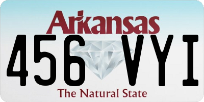 AR license plate 456VYI