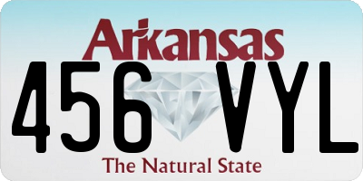 AR license plate 456VYL
