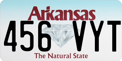 AR license plate 456VYT