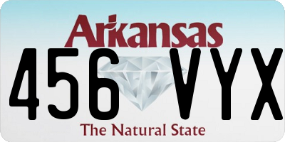 AR license plate 456VYX