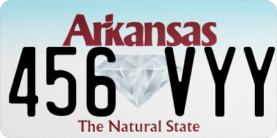AR license plate 456VYY