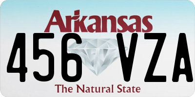 AR license plate 456VZA