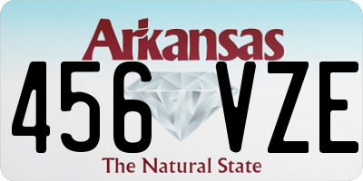 AR license plate 456VZE