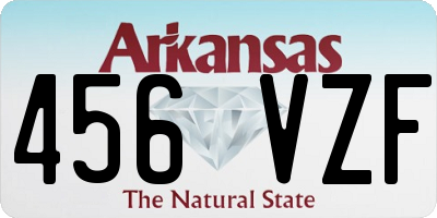 AR license plate 456VZF