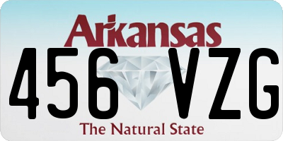 AR license plate 456VZG