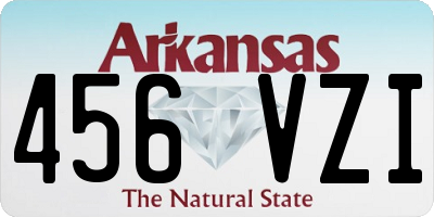 AR license plate 456VZI