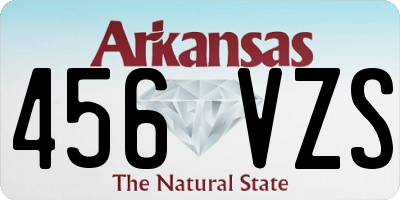AR license plate 456VZS