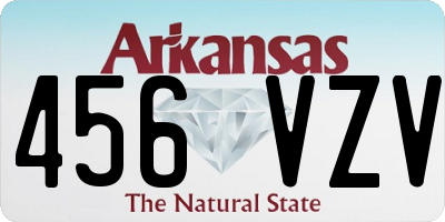 AR license plate 456VZV
