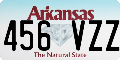 AR license plate 456VZZ