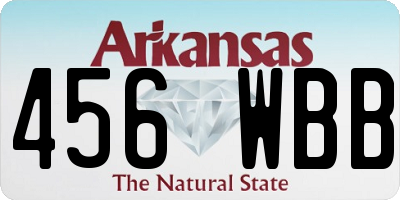 AR license plate 456WBB