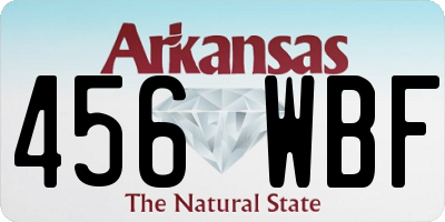 AR license plate 456WBF