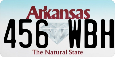 AR license plate 456WBH