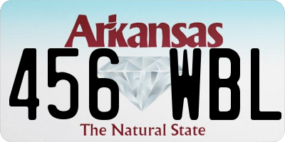 AR license plate 456WBL