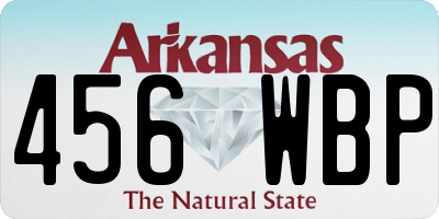 AR license plate 456WBP