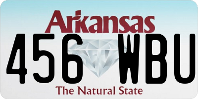 AR license plate 456WBU