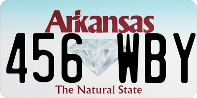 AR license plate 456WBY