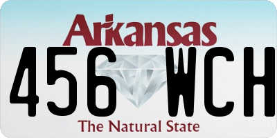 AR license plate 456WCH