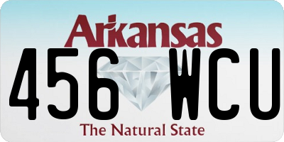 AR license plate 456WCU