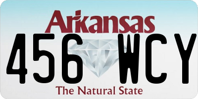 AR license plate 456WCY