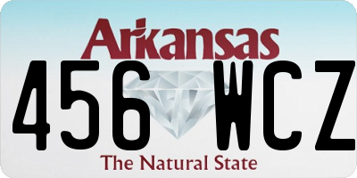 AR license plate 456WCZ