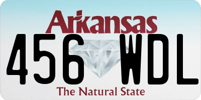 AR license plate 456WDL