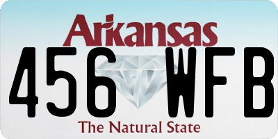 AR license plate 456WFB