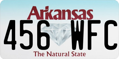 AR license plate 456WFC