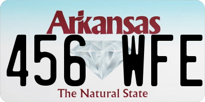 AR license plate 456WFE