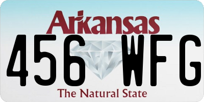 AR license plate 456WFG