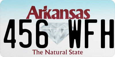 AR license plate 456WFH