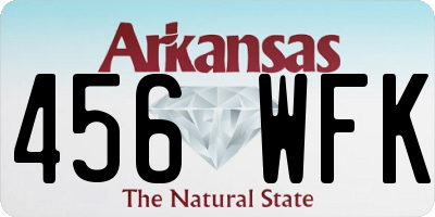 AR license plate 456WFK