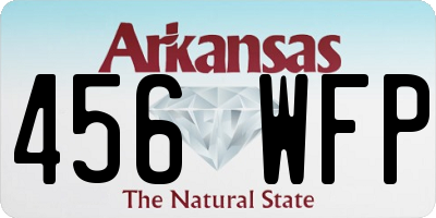 AR license plate 456WFP