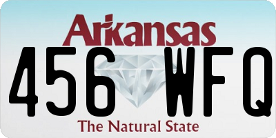 AR license plate 456WFQ