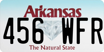 AR license plate 456WFR