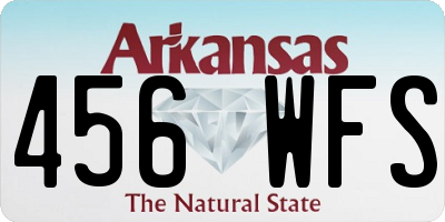 AR license plate 456WFS