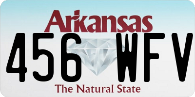 AR license plate 456WFV