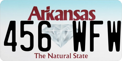 AR license plate 456WFW
